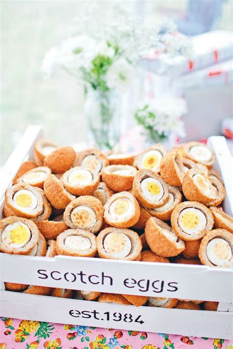 Scotch Eggs Get Them In Your Wedding Buffet Now Taco Bar Wedding