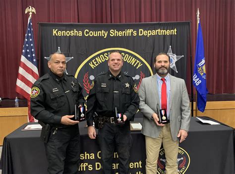 ‘we Just Do Our Job Sheriffs Deputies Kenosha Police Officer Among Those Recognized At
