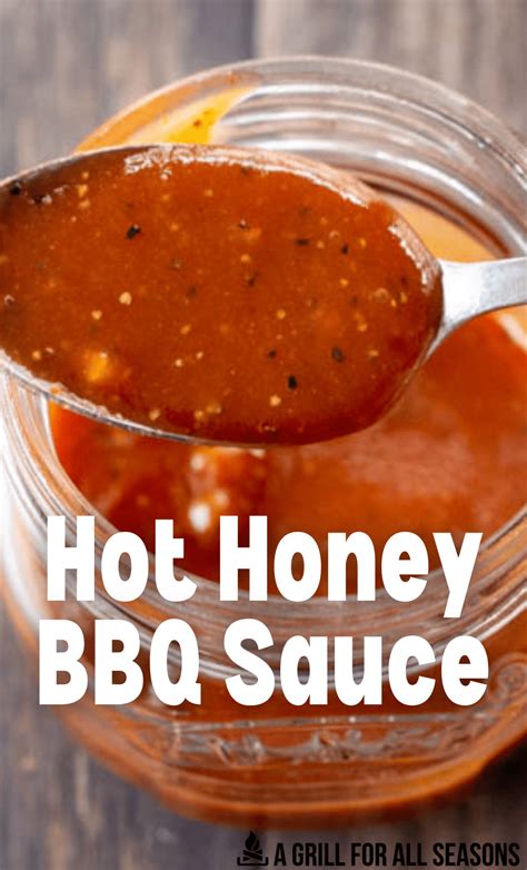 Hot Honey BBQ Sauce Quick Easy Barbecue Recipe