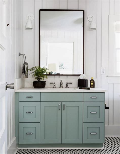 It can be found above the sink or toilet and in modern setups with allowing for space, you can also find standing bathroom cabinets which share. Painted bathroom cabinets | For The Floor & More