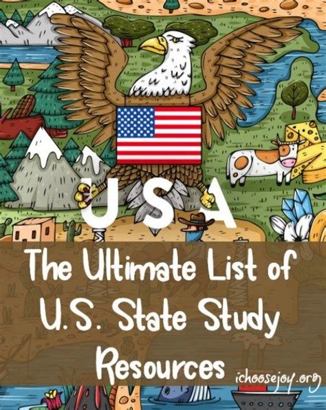 The Ultimate List Of Us State Study Resources I Choose Joy Us
