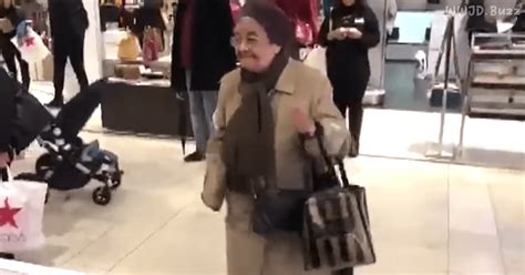 Grandma Busts Out The Moves In Department Store To Everyones Delight Wwjd
