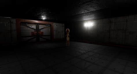 Scp 173 In Its Containment Chamber Rthefoundation