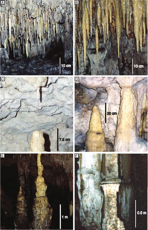 Forms And Styles Of Speleothems In The Niuean Caves A Soda Straws In