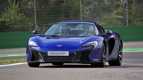 Mclaren 650s Spider Start Accelerations And Fly Bys On The Track