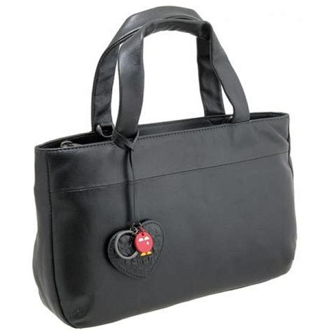 Yoshi Kensington Medium Size Metallic Grab Bag Leather Handbag