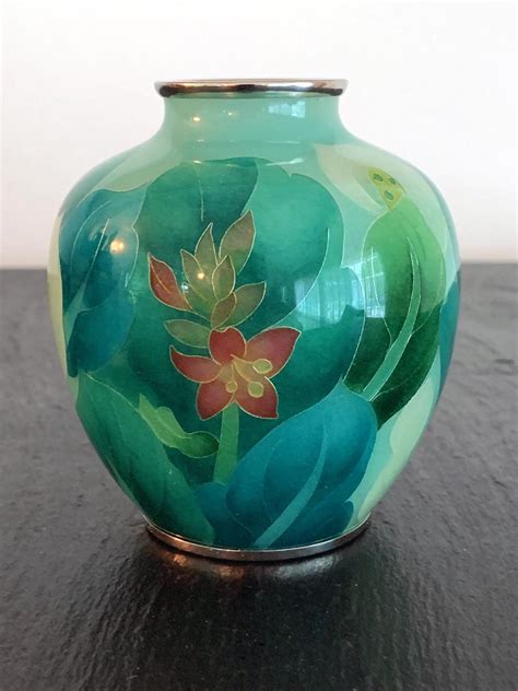 Japanese Plique à Jour Vase By Ando Jubei Company For Sale At 1stdibs