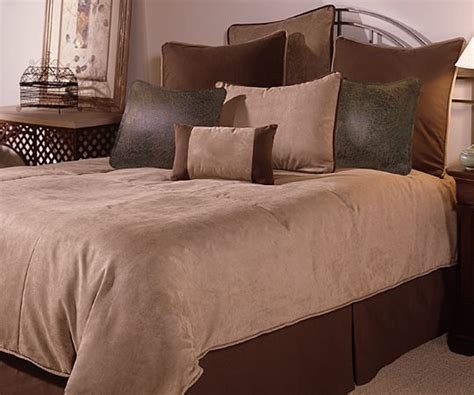 Masculine bed sets & comforter collections for men. Suede Bedding | Bed, Home decor, Masculine bedding