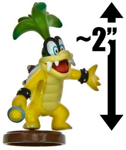 Iggy Koopa ~2 Mini Figure New Super Mario Bros Wii