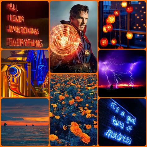 Eye Of The Beholder — Blue And Orange Dr Strange Aesthetic Mcu Click
