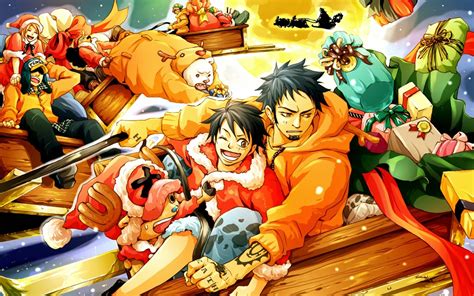 Free Download One Piece Christmas Anime Hd Wallpaper 1280x800 1280x800