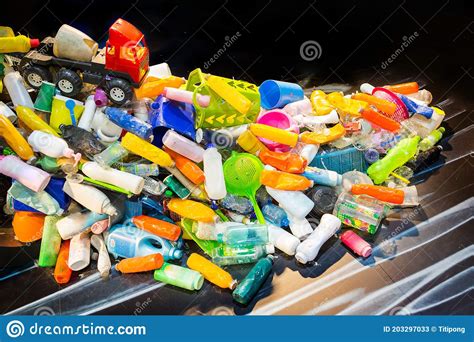 Waste From Plastic Bottles That Are Recyclable Editorial Stock Photo