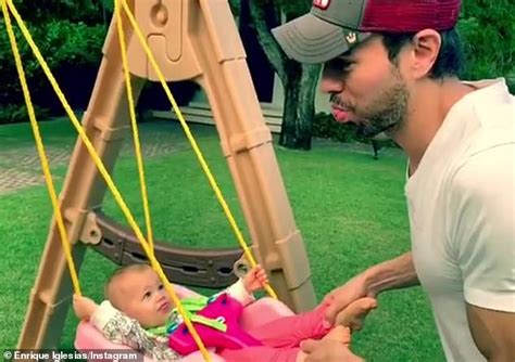 Enrique Iglesias Shares Cute Video Of Him Pushing His Twin Babies With