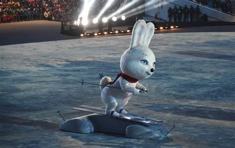 The Sochi Olympics Winter Games Official Hare Mascot In Fisht Olympic