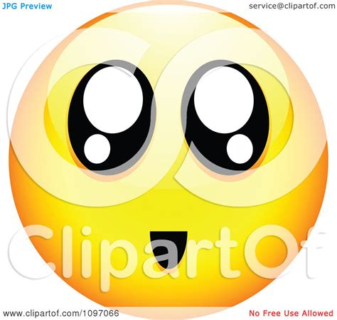 Clipart Surprised Yellow Cartoon Smiley Emoticon Face 2