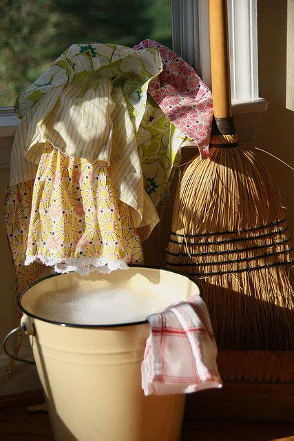 Decorating With Something Simple Brooms Spring Cleaning Cottage