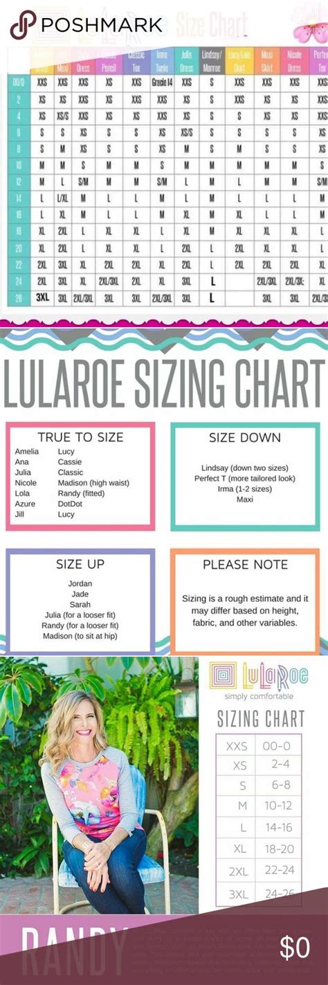 Size Chart For Lularoe