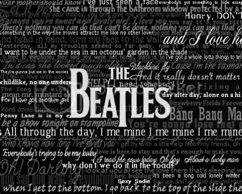 Beatles Lyrics Photo By Falsedesires23 Photobucket
