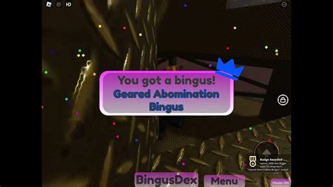 How To Get Geared Abomination Bingus In Find The Binguses Youtube