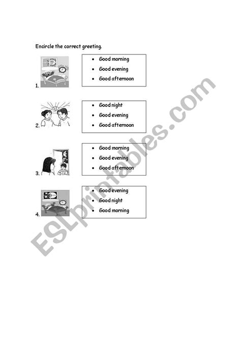 English Worksheets Polite Expression