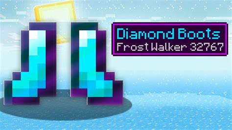 Walk on water walk on ice ▽ subscribe and follow to stay up to date with. MAX Level Frost Walker 32767 Boots in Minecraft! (Max ...