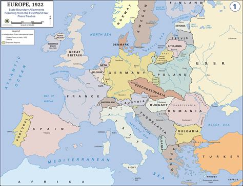 ANTHROPOLOGY OF ACCORD: Map on Monday: World War I Redraws European ...