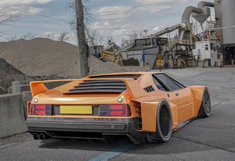 Widebody Bmw M1 Digitally Comes Back To Life As A Slammed Mid Engine