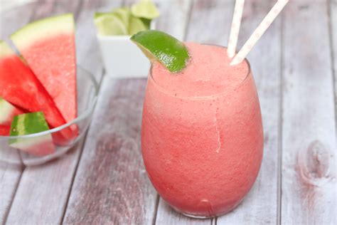 Hydrating Fizzy 3 Ingredient Watermelon Slushie Recipe