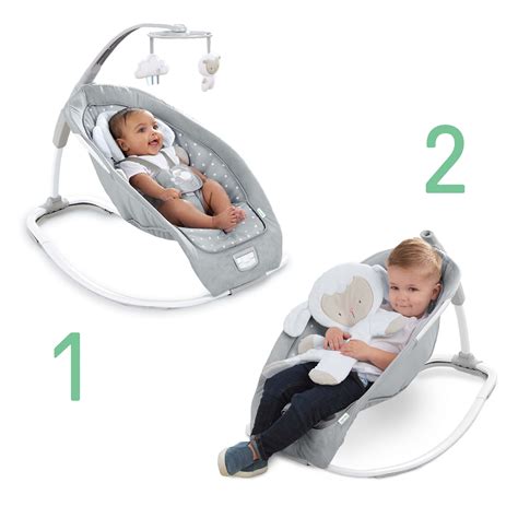 Ingenuity Infant To Toddler Rocker And Foldable Baby Bouncer Seat