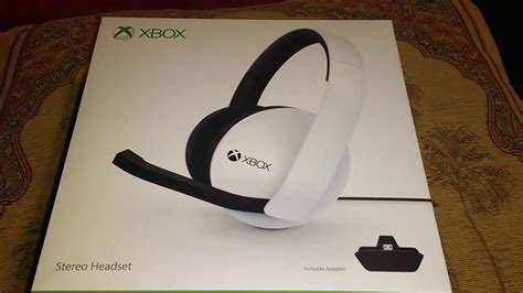 Xbox One Official Wired White Stereo Headset Unboxing Youtube