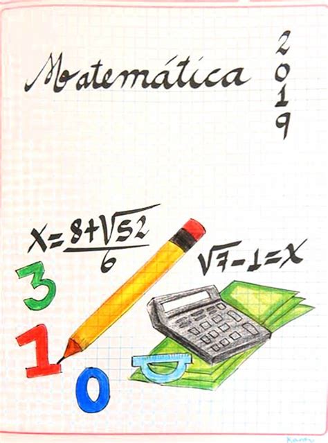 Portadas De Matematicas Para Imprimir Caratulas De Matematica Para