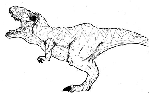 Jurassic Park Coloring Pages T Rex At GetColorings Free Printable