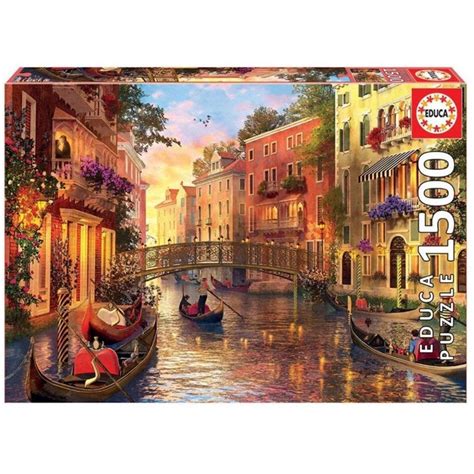 Kaufe Educa Puzzle 1500 Sunset In Venice 80 17124