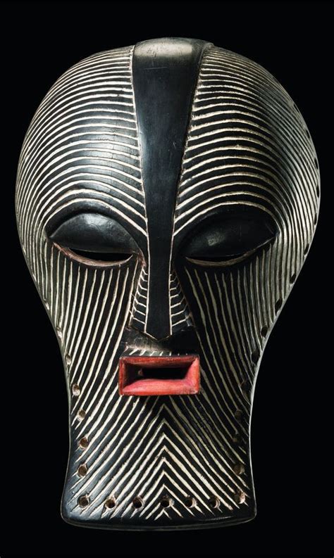 Africa Kifwebe Mask From The Songye People Of Dr Congo Wood
