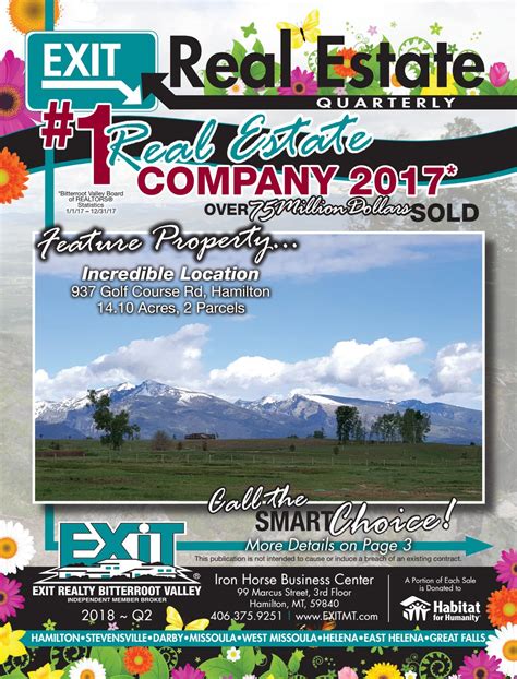 Exit Q2 April 2018 By Exit Realty Bitterroot Valley Issuu