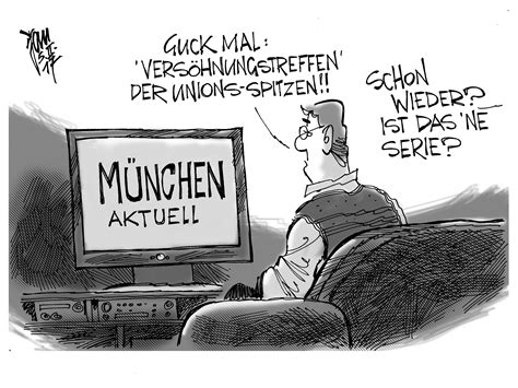 Die cdu / csu , inoffiziell die unionsparteien ( deutsch : -Janson-Karikatur-aktuelle politische Karikaturen, Cartoons