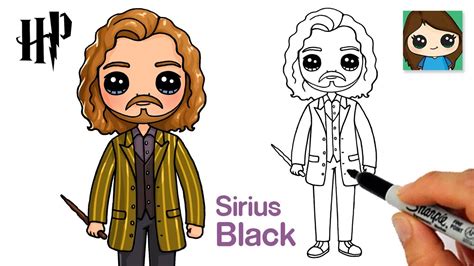 How To Draw Sirius Black Harry Potter Youtube