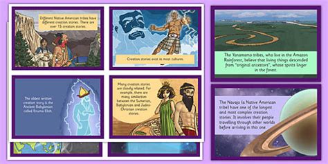 Creation Stories Fact Cards Teacher Made Twinkl