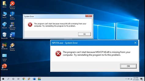 How To Fix Msvcp140dll Missing In Windows 10 2020 Youtube