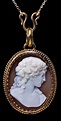 Antique Victorian Cameo Gold Locket Necklace 1800s Jewelry - Etsy