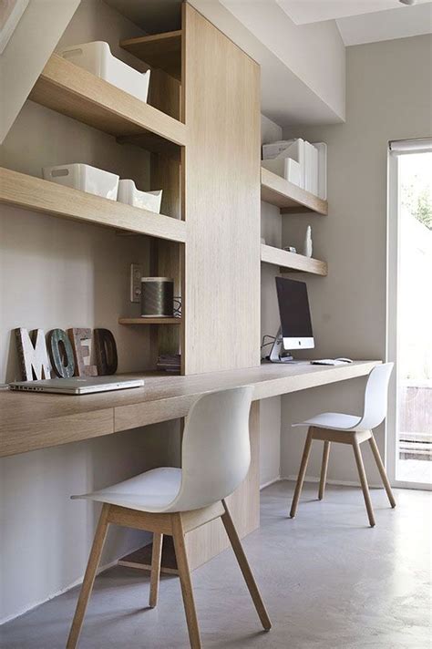 30 Inspiring Double Desk Home Office Design Ideas Modern Home Office