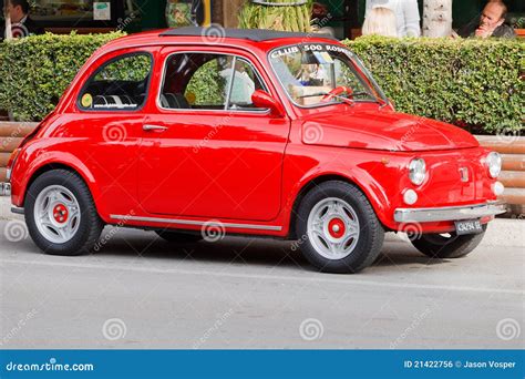 Red Fiat 500 Editorial Photo Image Of Transportation 21422756