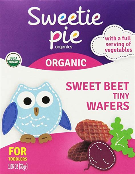 Sweetie Pie Organics Sweet Beet Organic Tiny Wafers Clean Label Project