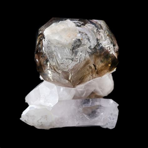 Smoky Quartz With Amethyst Crystal Specimen Celestial Earth Minerals