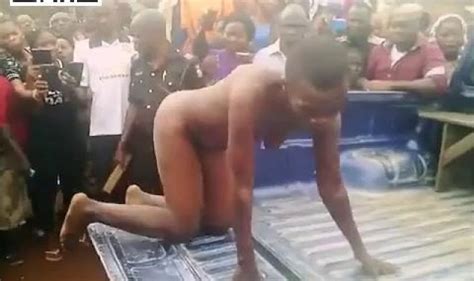 African Female Kidnapper Stripped Naked Xrares