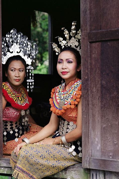 Ban Women Cultural Village Sarawak Malaysia Island Of Borneo Asia