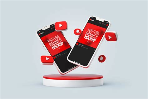 Social Media Banners Mockup Set Premium And Free Psd Mockup Store
