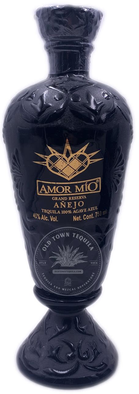 Amor Mio Grand Reserva Anejo Black Bottle 750ml Old Town Tequila