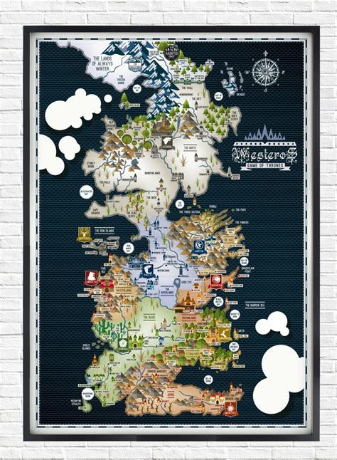 Seven Kingdoms Game Of Thrones Map Of Westeros Why Is It Called The 7