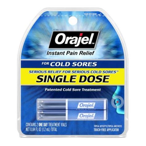 Orajel Single Dose Cold Sore Treatment Reviews 2020